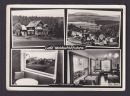 Finsterbergen Ansichtskarte Thüringer Wald Gastronomie Cafe Waldschlösschen - Autres & Non Classés