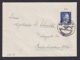 Deutsches Reich Rostock Mecklenburg Vorpommern Selt. SST Marschall Vorwärts - Covers & Documents