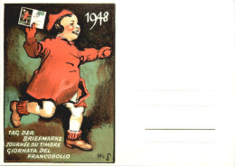 Schweiz - Tag Der Briefmarke 1948 - Autres & Non Classés