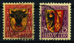 SCHWEIZ PRO JUVENTUTE Nr 143-144 Gestempelt X4C6456 - Used Stamps