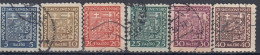 CZECHOSLOVAKIA 277-282,used,falc Hinged - Used Stamps