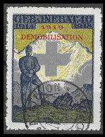 Reklamemarke Cinderella 1919. SCHWEIZ. GEB. INF. BAT. 40. SWITZERLAND SUISSE Overprinted 1919 DEMOBILISATION - Etichette