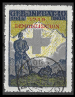 Reklamemarke Cinderella 1919. SCHWEIZ. GEB. INF. BAT. 40. SWITZERLAND SUISSE Overprinted 1919 DEMOBILISATION - Vignettes