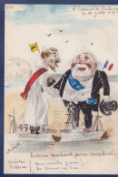 CPA Fallières Armand Président De La République Satirique Par Roberty Dessin Original Tsar Russie Dunkerque - Satiriques