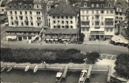 11114500 Zuerich [?] Hotel Du Lac Hirschen Hotel Goldener Adler Brunnen Fliegera - Other & Unclassified
