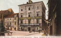 AK Dubrovnik - Ragusa - Marktplatz Mit Dem Gundulic-Denkmal - Poljana S. Gundulicevim Spomenikom - Ca. 1910 (69474) - Croatie