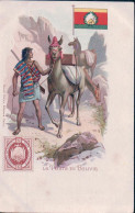 La Poste En Bolivie, Facteur, Timbre Et Armoirie, Litho (901) - Poste & Facteurs