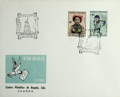 1965 Angola Dia Do Selo / Stamp Day - Stamp's Day