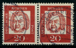 BRD DS BED. DEUT. Nr 352x Gestempelt WAAGR PAAR X95D1EA - Used Stamps