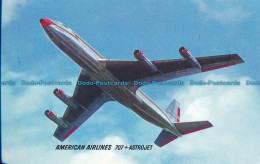 R005383 American Airlines 707 Astrojet. Litho - Welt