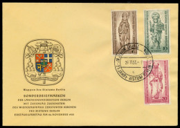 BERLIN 1955 Nr 132-134 BRIEF FDC X6E2D56 - Lettres & Documents
