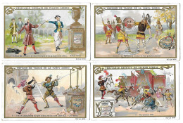 S 623, Liebig 6 Cards, Le Duel (ref B14) - Liebig