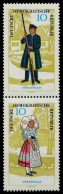 DDR ZUSAMMENDRUCK Nr SZd67 Postfrisch SENKR PAAR X105B4A - Zusammendrucke