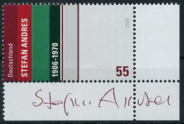 BRD BUND 2006 Nr 2545 Postfrisch ECKE-URE X34A7F2 - Unused Stamps