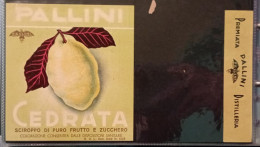 Cartolina Cedrata - Bevande Analcoliche