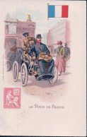 La Poste En France, Facteur, Timbre Et Armoirie, Litho (926) - Post & Briefboten