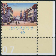 BRD BUND 2007 Nr 2580 Postfrisch ECKE-URE X34AA4A - Unused Stamps