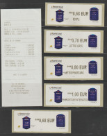 4Atms Lisa 2, 0.68/ ECOPLI, 0.68€/LET VERTE 0.70/ PRIO 0.80€/INTER 1.00€. Musée, Boite à Lettres, TARIFS 2016 - 2010-... Illustrated Franking Labels