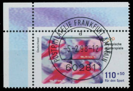 BRD BUND 1998 Nr 1969 Zentrisch Gestempelt ECKE-OLI X34AD7E - Used Stamps