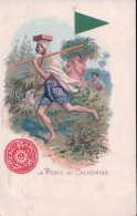 La Poste Au Cachemire, Facteur, Timbre Et Armoirie, Litho (927) - Postal Services