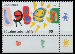 BRD BUND 2008 Nr 2702 Postfrisch ECKE-URE X3608C6 - Unused Stamps