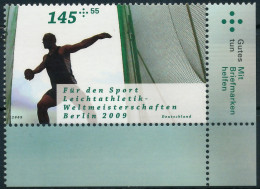 BRD BUND 2009 Nr 2730 Postfrisch ECKE-URE X360B3E - Unused Stamps