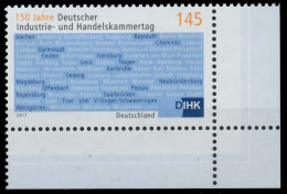 BRD BUND 2011 Nr 2865 Postfrisch ECKE-URE X36B92A - Unused Stamps