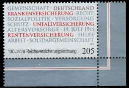BRD BUND 2011 Nr 2868 Postfrisch ECKE-URE X36B95A - Unused Stamps
