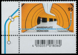 BRD BUND 2020 Nr 3538 Postfrisch ECKE-ULI SED34A2 - Unused Stamps