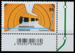 BRD BUND 2020 Nr 3538 Postfrisch ECKE-URE SED3496 - Unused Stamps