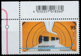 BRD BUND 2020 Nr 3538 Postfrisch ECKE-OLI SED349A - Unused Stamps