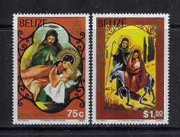 BELIZE 1980 CHRISTMAS  SCOTT# 527,529 MNH  VALUE $4.50 - Belice (1973-...)