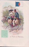 La Poste Au Portugal, Facteur, Timbre Et Armoirie, Litho (937) - Postal Services