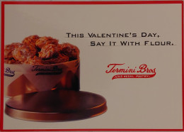 Carte Postale - Termini Bros. (gold Medal Pastry) This Valentine's Day, Say It With Flour. (macaron - Chocolat) - Pubblicitari