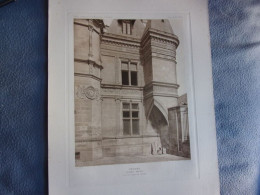 Planche 1910 ANGERS HOTEL Piné AILE DE JEAN DE LEPINE HOTELS ET MAISONS XV ET XVIème Siècle - Art