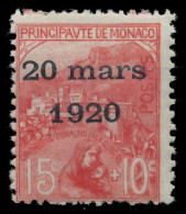 MONACO 1920 Nr 39 Ungebraucht X3AD752 - Other & Unclassified