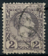 MONACO 1885 Nr 2 Gestempelt X3AD7AE - Autres & Non Classés