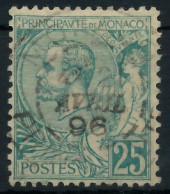 MONACO 1891 Nr 16 Gestempelt X3AD7F6 - Autres & Non Classés