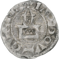France, Louis VI Le Gros, Denier, 1108-1137, Dreux, 1er Type, Argent, TTB - 1108-1137 Louis VI The Fat