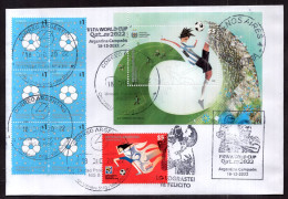 Argentina - 2022 - Soccer - Football - Modern Stamps - Diverse Stamps - Cartas & Documentos