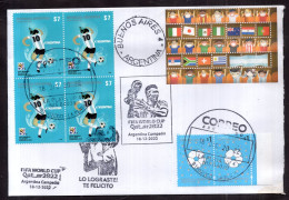 Argentina - 2022 - Soccer - Football - Modern Stamps - Diverse Stamps - Storia Postale
