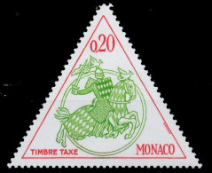 MONACO PORTOMARKEN Nr 70 Postfrisch X3BA516 - Portomarken