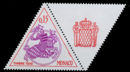 MONACO PORTOMARKEN Nr 69ZfRe Postfrisch WAAGR PAAR X3BA5A2 - Portomarken