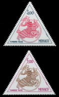 MONACO PORTOMARKEN Nr 77-78 Postfrisch SF1134A - Portomarken