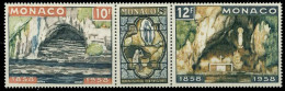 MONACO 1958 Nr 594 Und 595 596 Postfrisch 3ER STR SF1143A - Ongebruikt