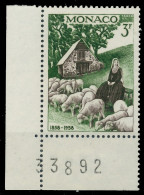 MONACO 1958 Nr 592 Postfrisch ECKE-ULI X3BA6FE - Neufs