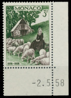 MONACO 1958 Nr 592 Postfrisch ECKE-URE X3BA702 - Neufs