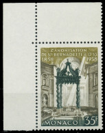 MONACO 1958 Nr 598 Postfrisch ECKE-OLI X3BA736 - Neufs