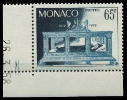MONACO 1958 Nr 600 Postfrisch ECKE-ULI X3BA792 - Unused Stamps