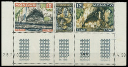 MONACO 1958 Nr 594 Und 595 596 Postfrisch 3ER STR URA X3BA7CA - Unused Stamps
